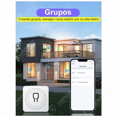 SWITCH INTELIGENTE WIFI MINI SMART INTERRUPTOR GOOGLE ALEXA OTROS - 4