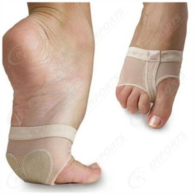 PACK MEDIAS UNISEX BEIGE METATARSIANOS PROTECTORES METATARSO BAILE BALLET DANZA PIE - 1
