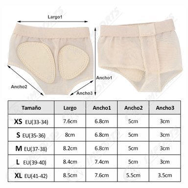 PACK MEDIAS UNISEX BEIGE METATARSIANOS PROTECTORES METATARSO BAILE BALLET DANZA PIE - 2