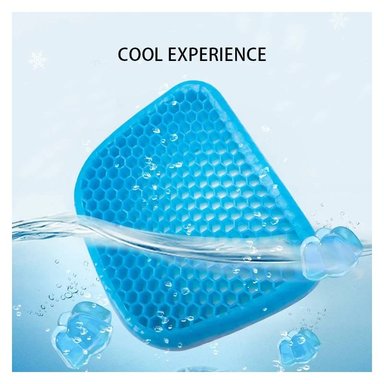 COJÍN OEM DE GEL ANTIDESLIZANTE DE COCHE Y OFICINA 2 PCS AZUL X 37 CM - 5