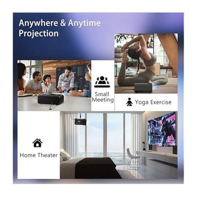 MINI PROYECTOR MODELO W13 NEGRO - 5