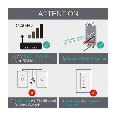 INTERRUPTOR DE LUZ TÁCTIL INTELIGENTE WIFI 2 GANG - 2