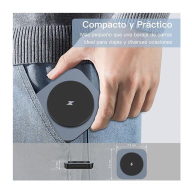 CARGADOR 3 EN 1 PLEGABLE PARA IPHONE 17, WATCH Y AIRPODS - 7