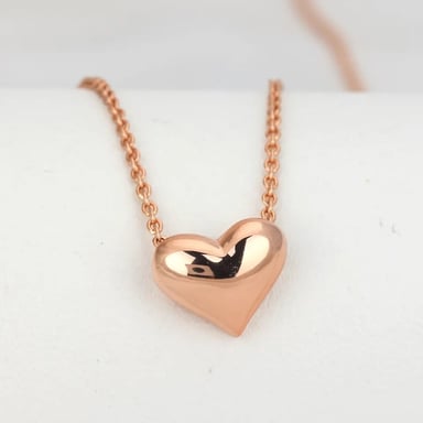 COLLAR GENIEKA PASSIONATE HEART ACERO BAÑADO EN ORO REGALO NAVIDAD NOVIA JOYA BISUTERIA - 5