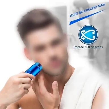 AFEITADORA ELÉCTRICA PORTÁTIL HOMBRE MUJER DEPILACIÓN FACIAL CORPORAL REGALO GENIEKA - 4