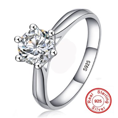 ANILLO DE COMPROMISO GENIEKA ETERNAL PASSION BAÑADO EN PLATA S925 NOVIA ANIVERSARIO SAN VALENTIN - 4