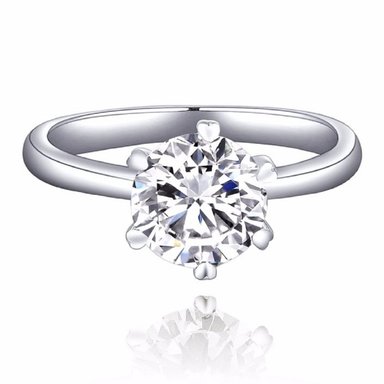 ANILLO DE COMPROMISO GENIEKA ETERNAL PASSION BAÑADO EN PLATA S925 NOVIA ANIVERSARIO SAN VALENTIN - 5
