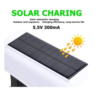 LAMPARA SOLAR LED TIPO CÁMARA DE SEGURIDAD CON SENSOR MOVIMIENTO - 4