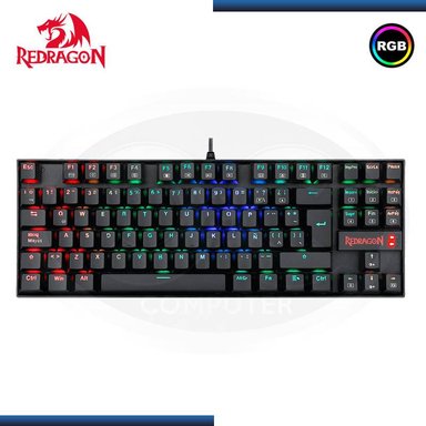 TECLADO REDRAGON KUMARA BLACK AZUL SWITCH ESPAÑOL. K552RGB - 3