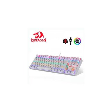 TECLADO REDRAGON KUMARA RAINBOW WHITE SPANISH. K552W-KR-SP - 2
