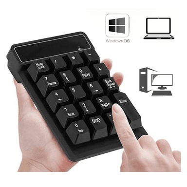 TECLADO PC NOTEBOOK INALÁMBRICO CMK-K3 NUMERICO 19 TECLAS CONTABILIDAD - 1