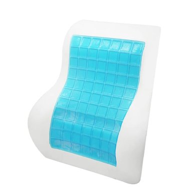 COJÍN RESPALDAR LUMBAR ERGONÓMICO EN VISCOELÁSTICO Y GEL REFRESCANTE - 6