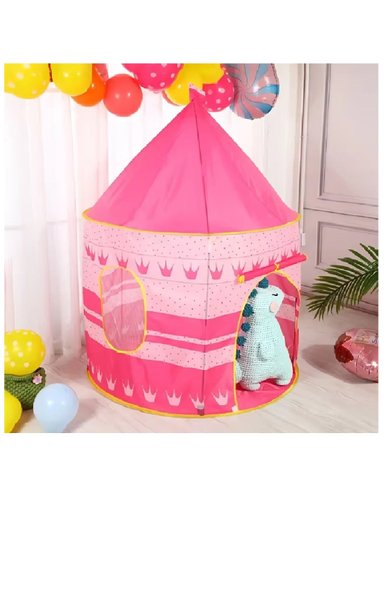 CARPA CASTILLO CASA DE JUEGOS PARA NIÑAS-ROSADO - 2