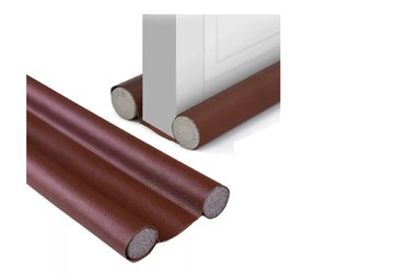 PACK X 2 BURLETES FEXIBLE PROTECCIÓN SELLADO DE PUERTA MARRON - 1