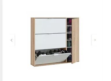 ZAPATERA NACION MUEBLES CANADIAIN MADERA CLARA CANADIAN MODERNA - 2