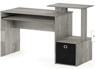 ESCRITORIO NACION MUEBLES NIC 40 CM X 100 CM GRIS - 2