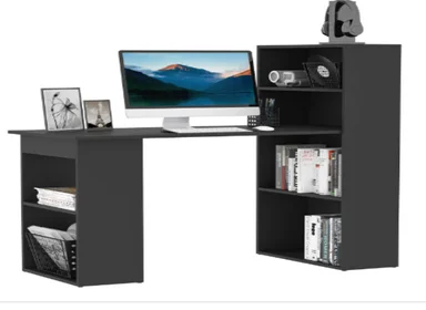 ESCRITORIO NACION MUEBLES ALID 52 CM X 120 CM NEGRO - 2