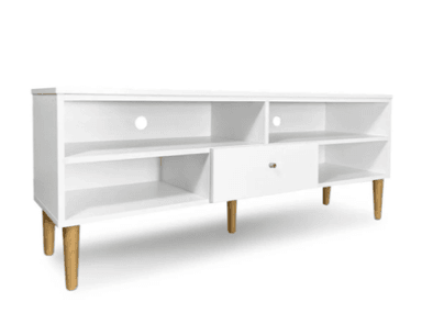 MUEBLE PARA TV NACION MUEBLES REIK BLANCO - 2
