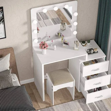 TOCADOR NACION MUEBLES YESENIA COLOR BLANCO - 2