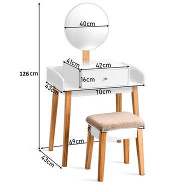 TOCADOR NACION MUEBLES AMAIA COLOR BLANCO NM - 2