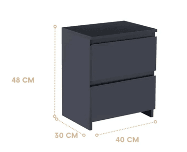 VELADOR NACION MUEBLES RAGNA COLOR NEGRO - 2