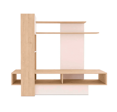 MUEBLE PARA TV NACION MUEBLES HERCULES COLOR MADERA - 4