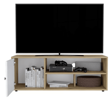 MUEBLE PARA TV NACION MUEBLES CRY COLOR MADERA - 2
