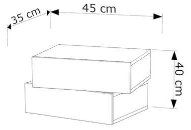 VELADOR NACION MUEBLES EWRW COLOR MADERA - 3