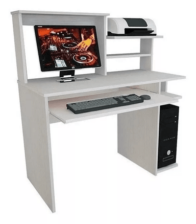 ESCRITORIO NACION MUEBLES ACLM COLOR BLANCO - 2