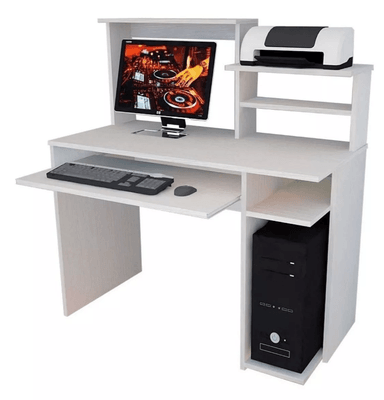 ESCRITORIO NACION MUEBLES ACLM COLOR BLANCO - 3