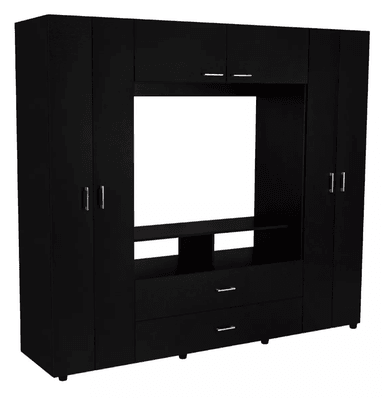 CLOSET NACION MUEBLES PXDA COLOR NEGRO - 3