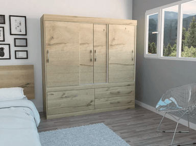 CLOSET NACION MUEBLES 21AL COLOR MADERA - 3