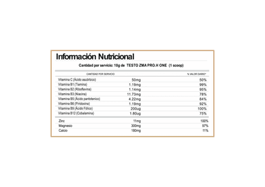 TESTO ZMA PRO H INN NUTRITION 300GR - 2
