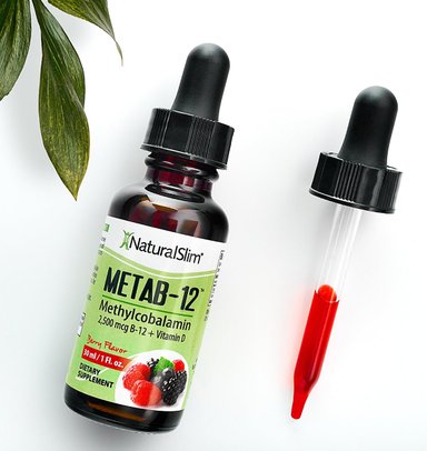 VITAMINA METAB-12 NATURALSLIM 30 ML BERRY LIQUID VITAMIN METHYLCOBALAMIN + VITAMIN D - 3