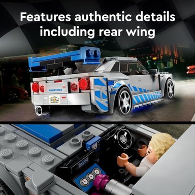 JUEGO CONSTRUCCIÓN LEGO 76917 SPEED CHAMPIONS NISSAN SKYLINE GT-R (R34) - 5