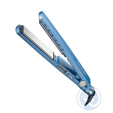ALISADORA BABYLISS PROFESIONAL BNT4091TPE NANO TITANIUM DIGITAL AZUL. - 1