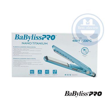 ALISADORA BABYLISS PROFESIONAL BNT4091TPE NANO TITANIUM DIGITAL AZUL. - 3