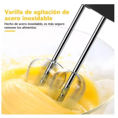 BATIDOR A MANO R-6633B MESCLADORA REPOSTERIA PASTELERIA 7 VELOCIDADES - 5
