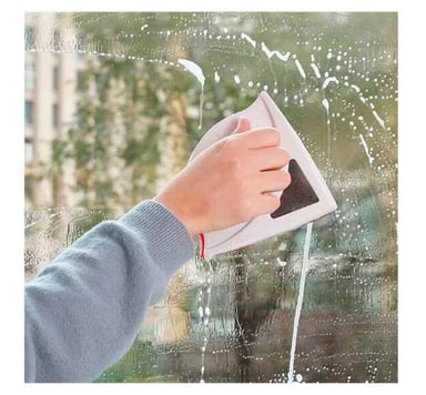 LIMPIAVIDRIO VENTANAS ESPONJA MAGNÉTICA LIMPIADOR TRIANGULAR - 2