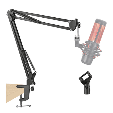SOPORTE PARA MICRÓFONO BRAZO METAL ARTICULADO AJUSTABLE NB-35 - 1