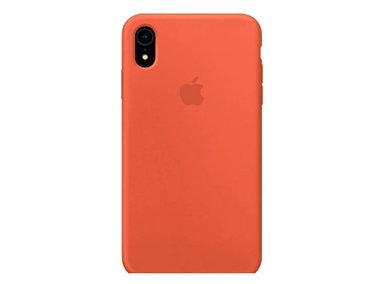 FUNDA IPHONE XS MAX SILICONE CASE NARANJA - 1