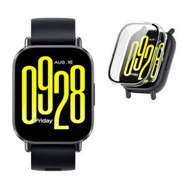 RELOJ INTELIGENTE XIAOMI REDMI WATCH 5 ACTIVE + BUMPER PROTECTOR TRANSPARENTE - 1