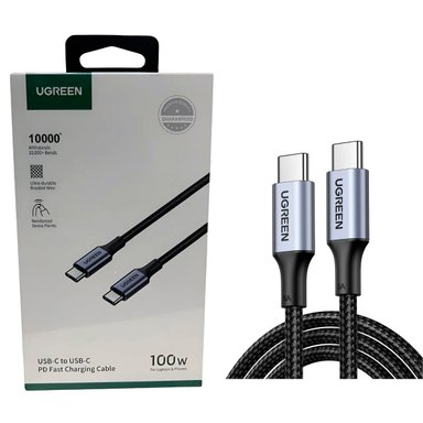 CABLE TYPE C UGREEN 100W TIPO C A TIPO C 480MB/S 5A US316 - 3