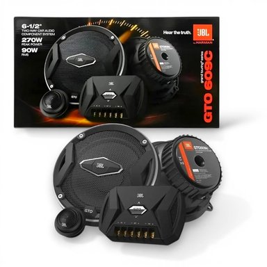 PARLANTES JBL GTO609C COMPONENTES 6 PULGADAS MEDIDA PARA PUERTAS DEL AUTO - 1