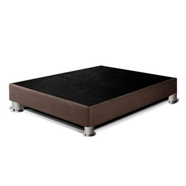 BASE CAMA LEMUEBLE EUROPEO 2 PLAZAS MARRÓN - 1