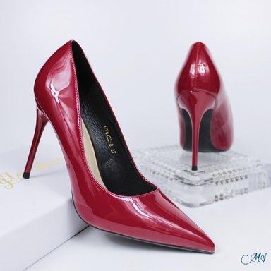ZAPATOS DE VESTIR MUJER MARGLO SHOES ROJOS M04 - 3