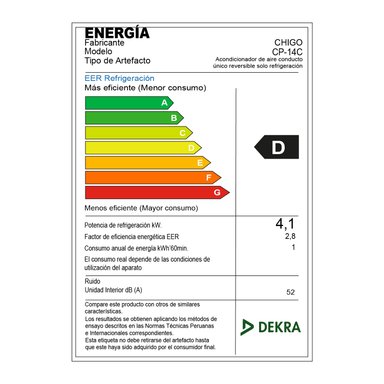 AIRE ACONDICIONADO PORTÁTIL CHIGO 14,000 BTU/H CONVENCIONAL FRÍO SOLO - 3