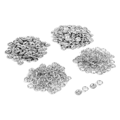 1000 BROCHES DE METAL R15 BOTONES PRESIÓN BOTONES PARA BODY - 1