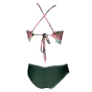 BIKINI PUSH UP LICRA MUJER VERDE UV ADA LOVELACE GL-60 - 2