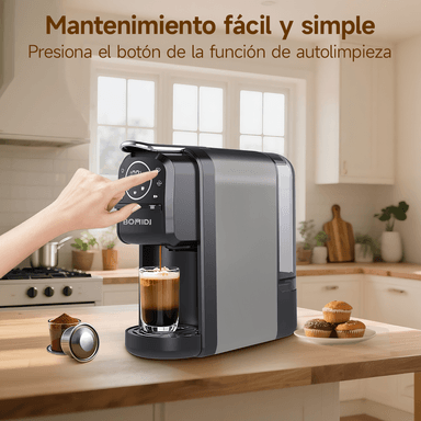 CAFETERA DE CÁPSULAS BOMIDI CM01 NEGRA - 4